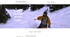 Desktop Screenshot of chrissteiner.com